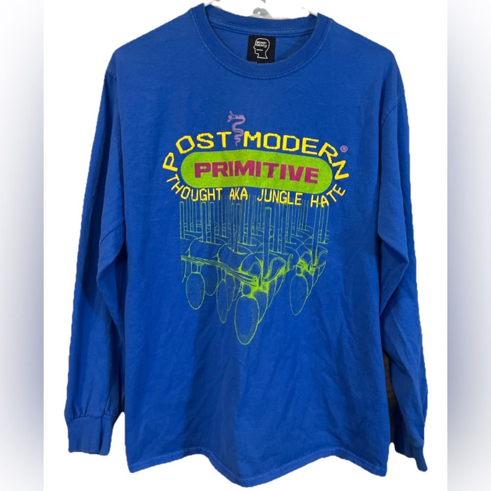 Brain Dead Blue Long Sleeve Tee